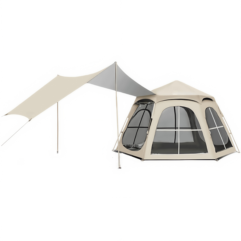 豫龙都 帐篷 带天幕 个高清大图