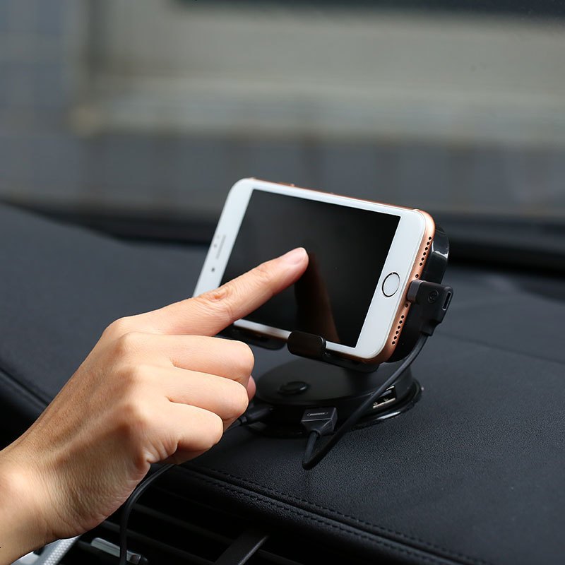 手机车载支架多功能创意汽车导航架手机散热降温香薰仪表台车用