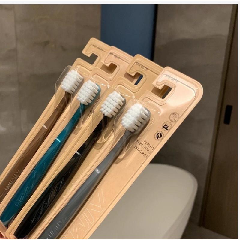 德国进口柔软刷丝成人宽头大人软毛艾米尼aimini迪拜羽柔牙刷