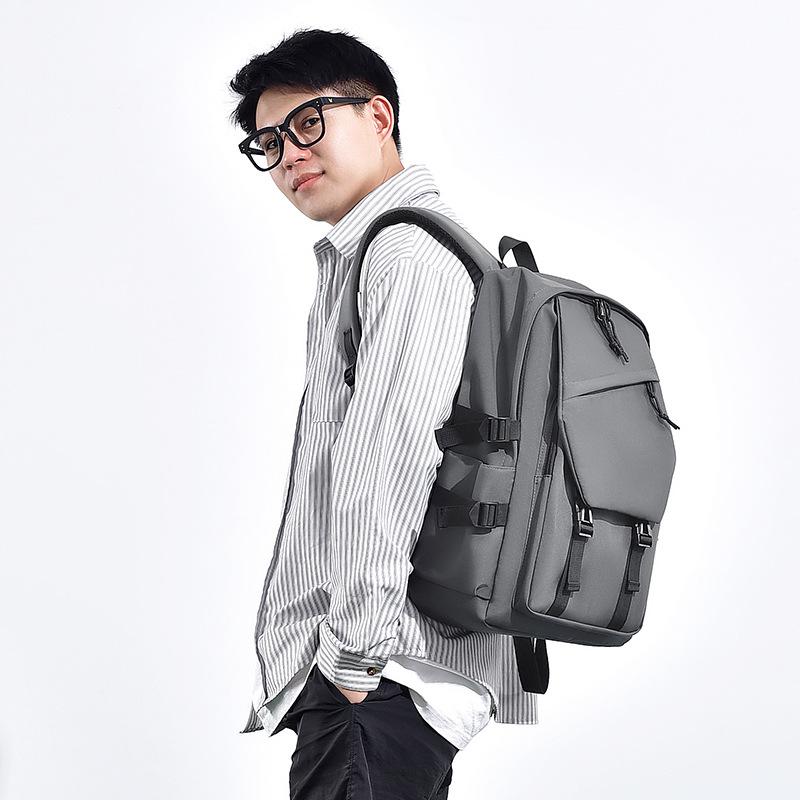 双肩包潮流 森系简约情侣双肩背包初高中大学生书包大容量