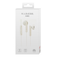 华为原装线控耳机AM116 金属版 香槟金 mate30 P40/30pro荣耀30V10 nova7/6重低音手机耳机