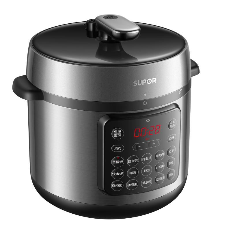 苏泊尔(SUPOR)电压力锅 蒸煮多用 一键排压 80YC17C-120 8L高压锅