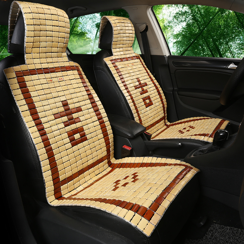 汽车竹片坐垫凉席夏季凉垫竹子通风货车座垫夏天单片车用透气座椅