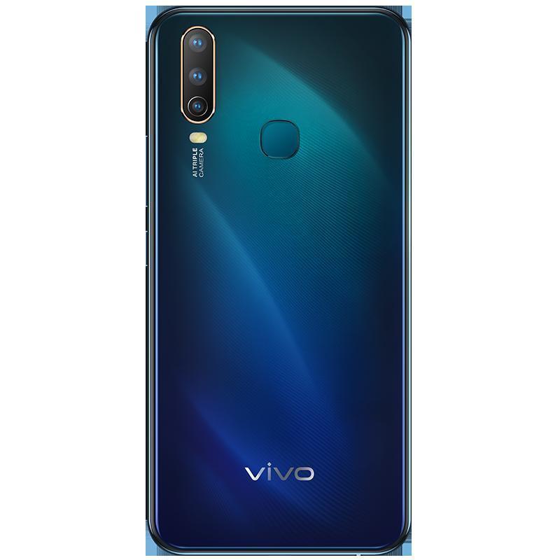 vivo Y3 闪充强续航 4GB+128GB 孔雀蓝 全面屏拍照游戏全网通4G手机