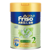 美素佳儿(Friso)金装较大婴儿配方奶粉 2段(6-12个月婴幼儿适用)400克(荷兰原装进口)