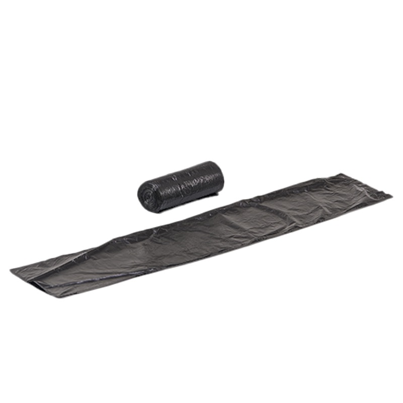 齐心 ZL0001 大号加厚平口垃圾袋 50*60cm 15L 30只 黑 1卷装高清大图