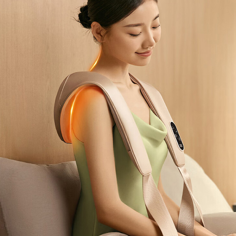 SKG颈椎按摩器按摩披肩斜方肌敲打颈部按摩仪H1系列1代时尚款高清大图