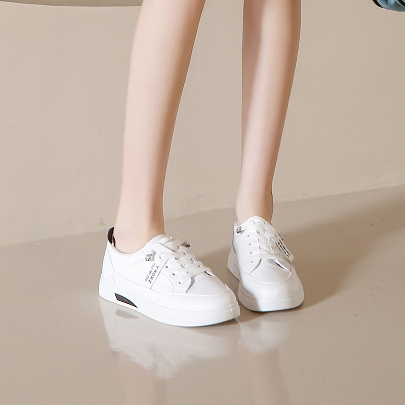 佳曼莎小白鞋女2023春季鞋子女运动鞋百搭薄款透气网鞋休闲鞋女
