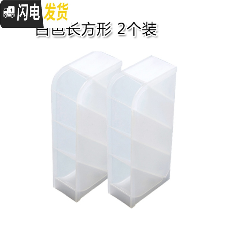 三维工匠斜插式笔筒办公室桌面收纳盒女书桌文具用品桶置物架透明化妆刷筒高清大图