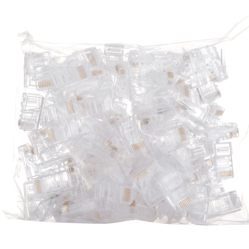 友讯(D-Link)六类工程级 RJ45水晶头100只/盒 千兆 原装