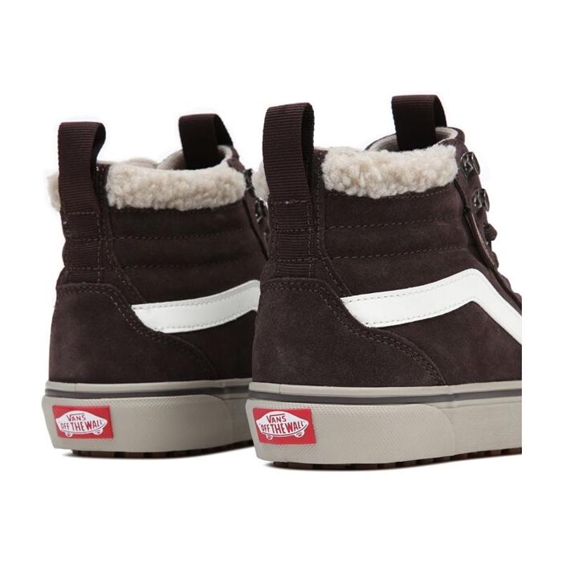 VANS女鞋冬季休闲鞋侧毛保暖百搭经典系带帆布鞋高清大图