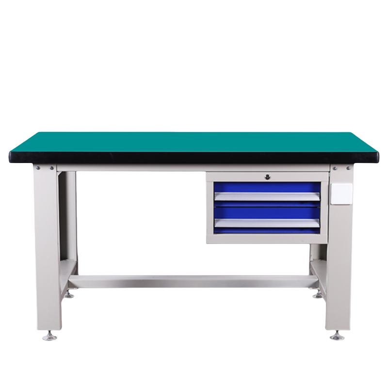 铭思达重型钳工操作台2米吊二抽张高清大图