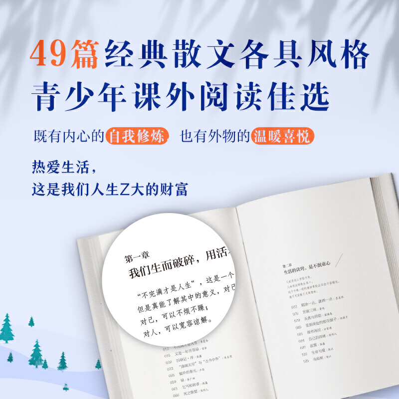 你所热爱的,就是你的生活:丰子恺、季羡林、汪曾祺等文学大师全新治愈系散文集高清大图