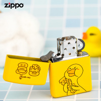 ZIPPO正版原装之宝男士个性芝宝暴富鸭纯铜创意个性定制zppo男士煤油防风火机
