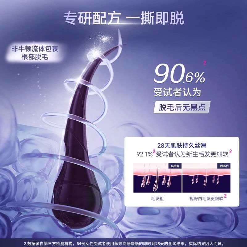 薇婷专研脱毛蜡纸20片图片