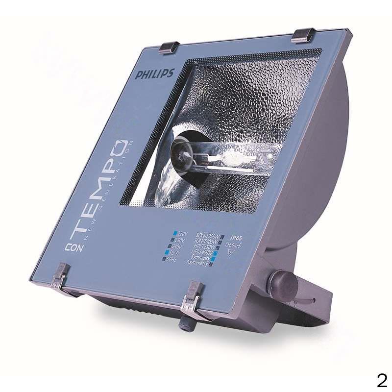 飞利浦 PHILIPS RVP350 L 1xHPI-T 400W SY RVP 投光灯， 1套