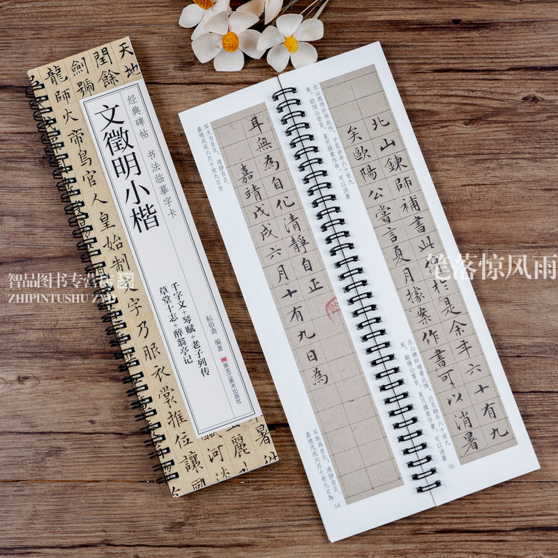 [正版]文徵明小楷千字文琴赋老子列传草堂十志醉翁亭记 经典碑帖书法临摹字卡 原大墨迹本楷书毛笔书法字帖附简繁对照释文