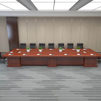 科野 会议桌长条桌实木贴皮油漆KY750款可定制 6m