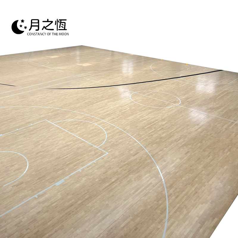 月之恒球馆枫桦木地板A级双层/平方米高清大图