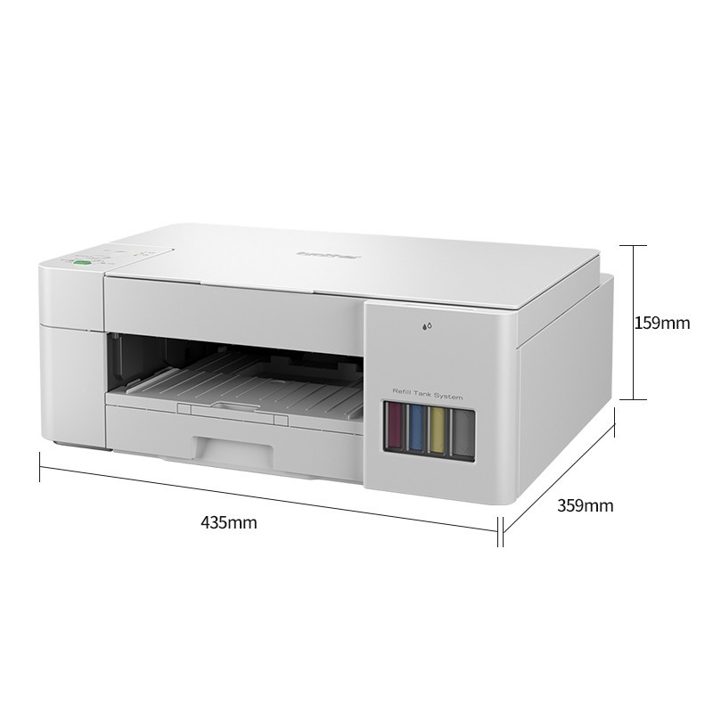 兄弟DCP-T226 A4彩色喷墨墨仓式多功能打印机一体机打印复扫描照片文件文档连供易加墨家庭办公打印机 标配