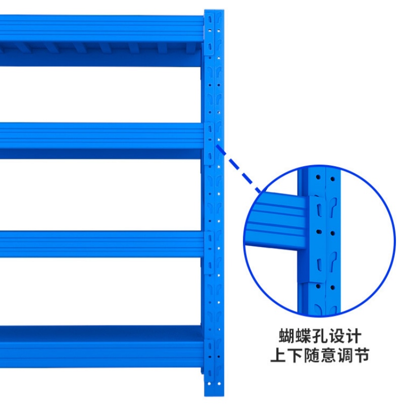 景福达货架三层轻型1500*400*2000mm组高清大图