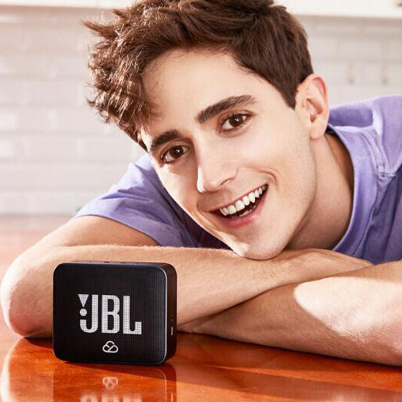 JBL Go Smart2 音乐魔方二代 便携式人工智能音响 WiFi/蓝牙音箱 AI音箱 防水设计 超长待机 黑色