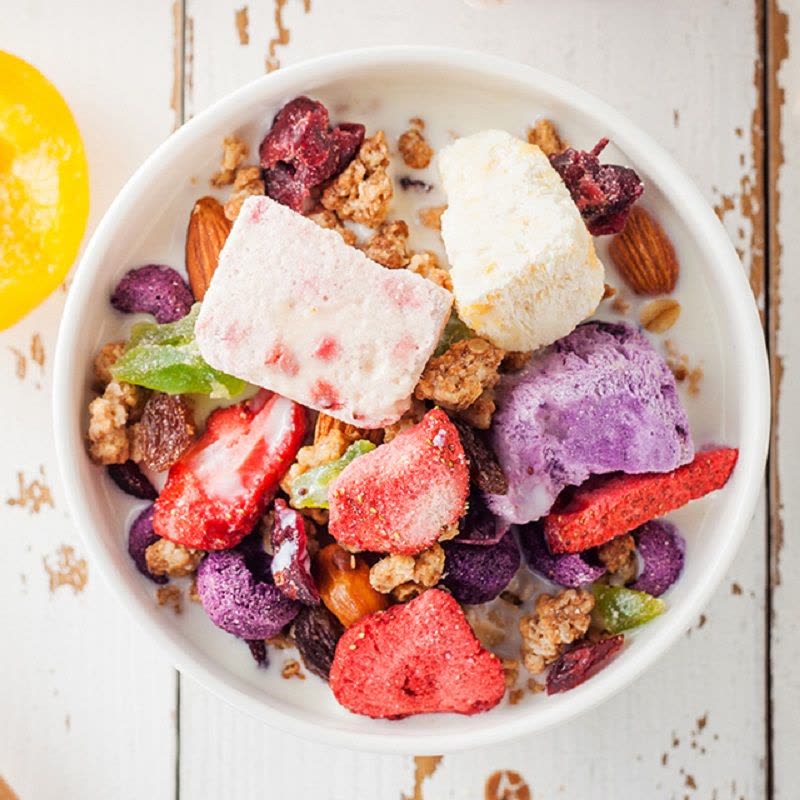 福事多酸奶果粒水果坚果燕麦脆300g即食代餐早餐乳酸菌营养燕麦片图片