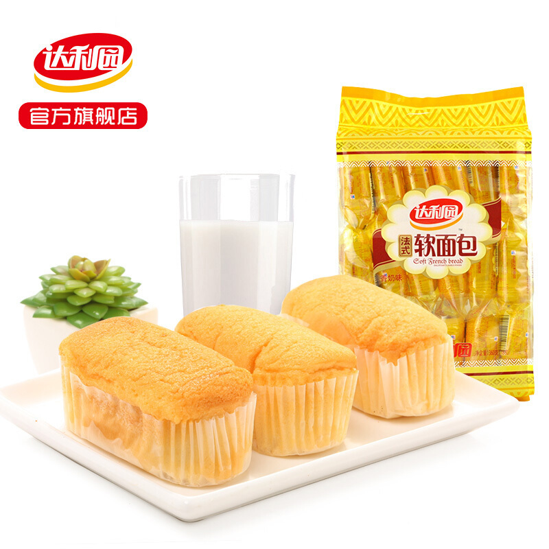 达利园糕点法式软面包 360g/袋