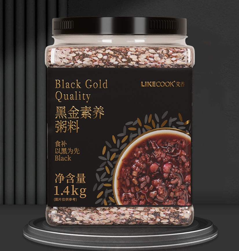 艾谷 黑金素养粥料1.4kg
