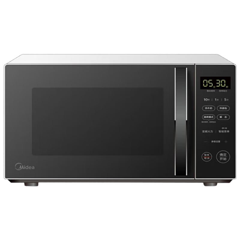 美的(Midea)变频微波炉家用平板加热800W微波烧烤一体时尚20L容量 PC20W3