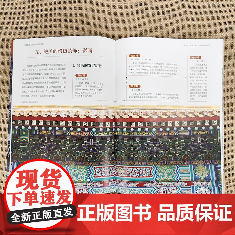 大国之美 图说中国建筑常识 古建筑构造解析 中国古代建筑主要类型 代表性经典建筑案例 古建筑知识入门读物 建筑领域研究参高清大图