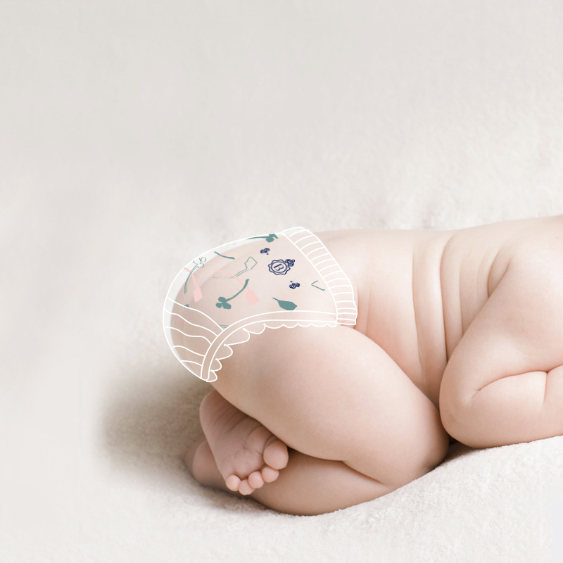 babycare飞享拉拉裤XL30片婴儿超薄透气男女加大尿不湿非纸尿裤*8包