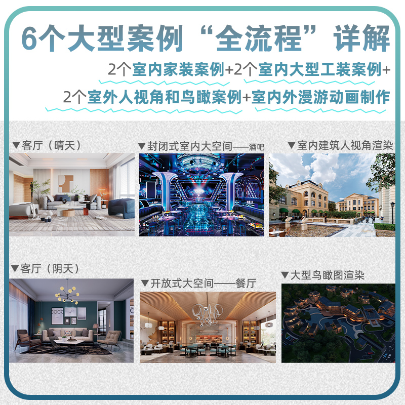 [正版]D5Render渲染器实战教程 实时渲染 可视化设计新趋势 孙维富 详尽的软件基础功能讲解 300分钟难点录像高清大图