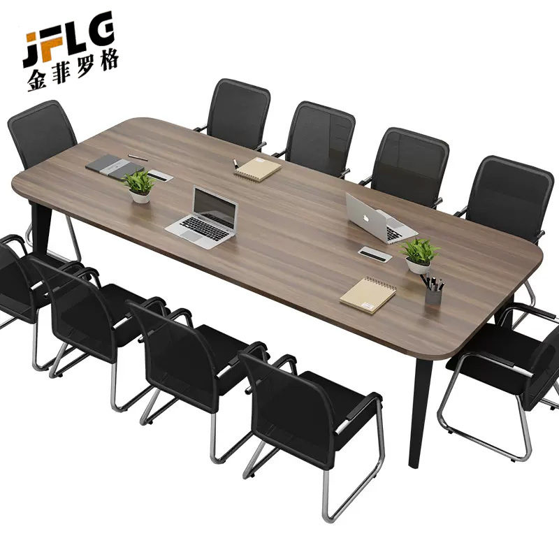 苏宁 金菲罗格 办公家具 简约现代洽谈桌会议桌高清大图