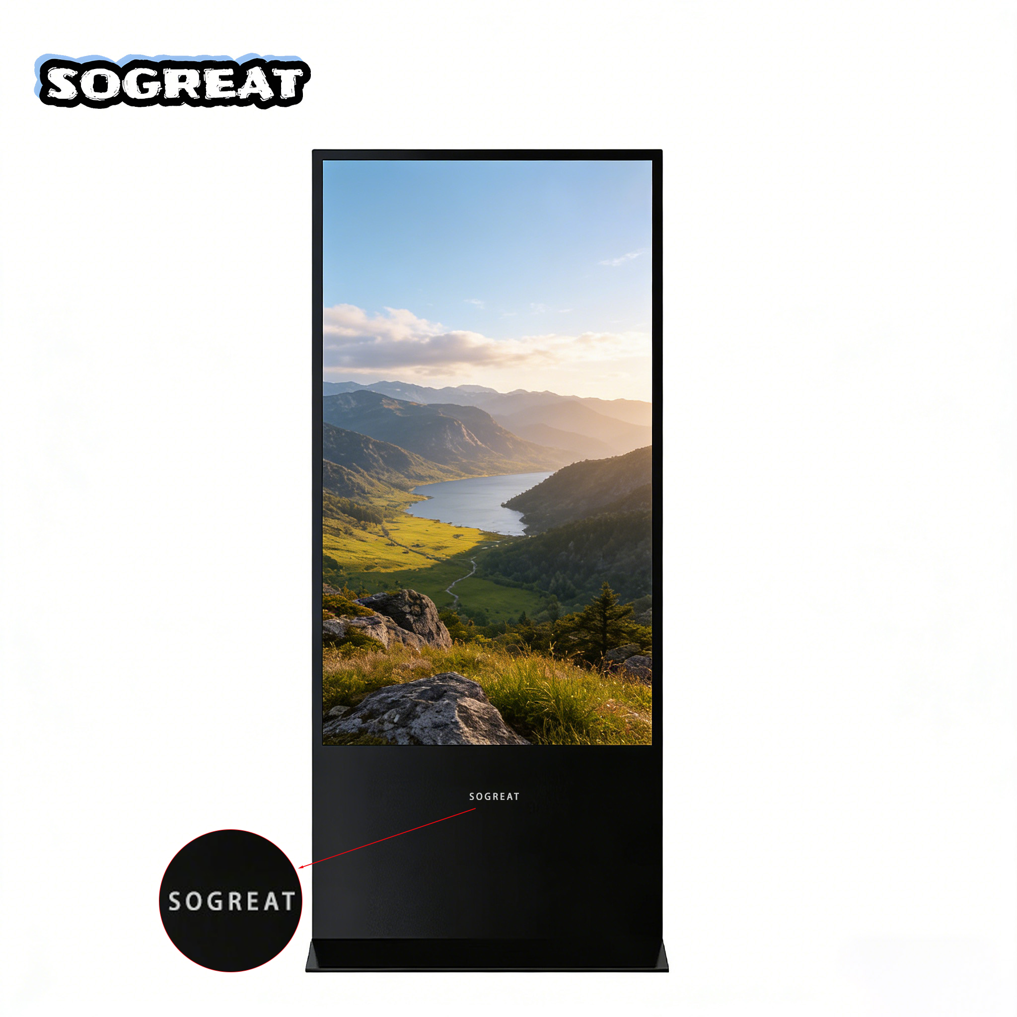 SOGREAT 43寸立式可触摸广告一体机SGL43T9/台
