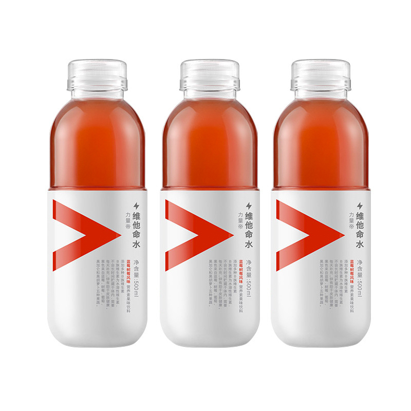 农夫山泉力量帝维他命水果味营养素饮料（蓝莓树莓风味）500ml*24瓶整箱 哪吒同款