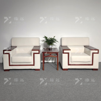 臻远 ZYJJ-80238 办公沙发 会议沙发茶几组合 布艺接待会客沙发 单人位 1020*820*920