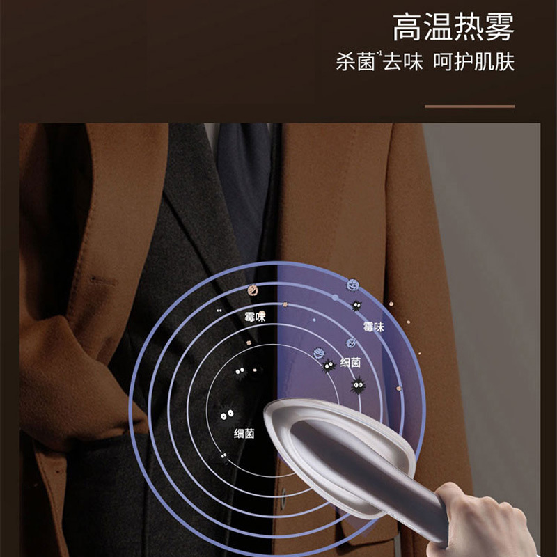 莱克(LEXY)烫衣服挂烫机家用T7(GT307)高温蒸汽杀菌消毒小型熨斗商用熨烫机