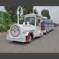 苏宁推荐婉晨电动小火车支持定制景区无轨观光小火车电瓶商场室内外观光游览车