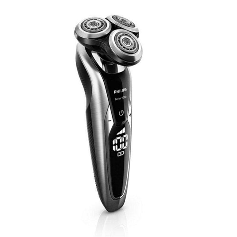 飞利浦(PHILIPS )S9731/31 电动剃须刀 智能清洁系统,卡入式胡须造型器,3种模式,3位数电池电量指示灯