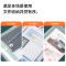 得力12只A4加厚防水透明文件袋资料袋绕绳档案袋 绑带式大容量票据试卷收纳袋 办公文件保护5511白色(5件起售)