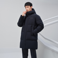 [商场同款]2022新款羽绒服男中长款连帽简约休闲加厚外套TA331659
