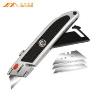 吉米家居 JM-G12009A 重型美工刀 锋利耐用壁纸刀 裁纸刀 家用安全刀具 送SK5材质刀片4片直把款