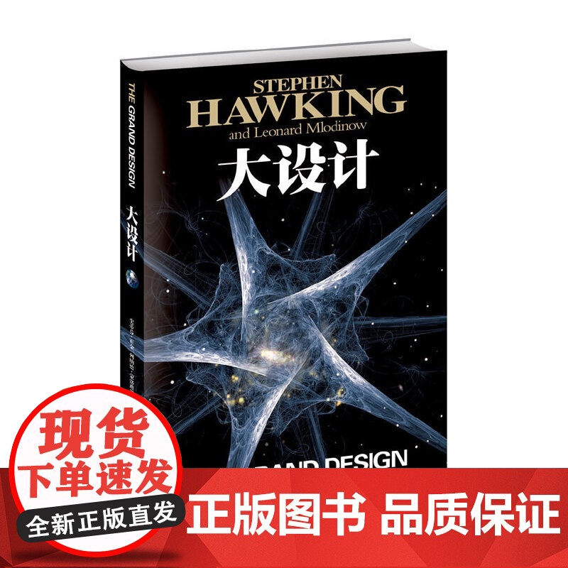 大设计 阐释宇宙 史蒂夫霍金 时间简史果壳中的宇宙霍金沉思录作者书籍 湖南科学技术出版社 自然科学类科普读物 正版书籍高清大图