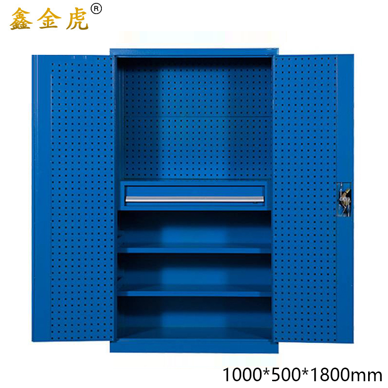 鑫金虎工具柜收纳柜蓝色款三 1000*500*1800mm高清大图