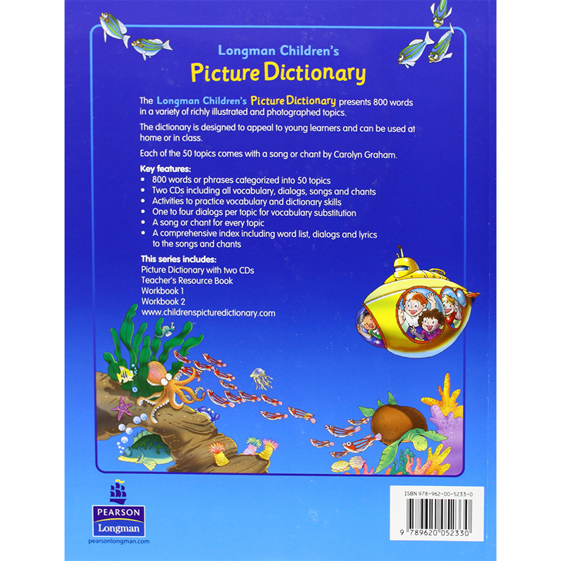 幼儿彩图词典+少儿彩图词典套装(共2本) [正版]培生进口朗文英语彩图词典Longman Children’s Pict高清大图
