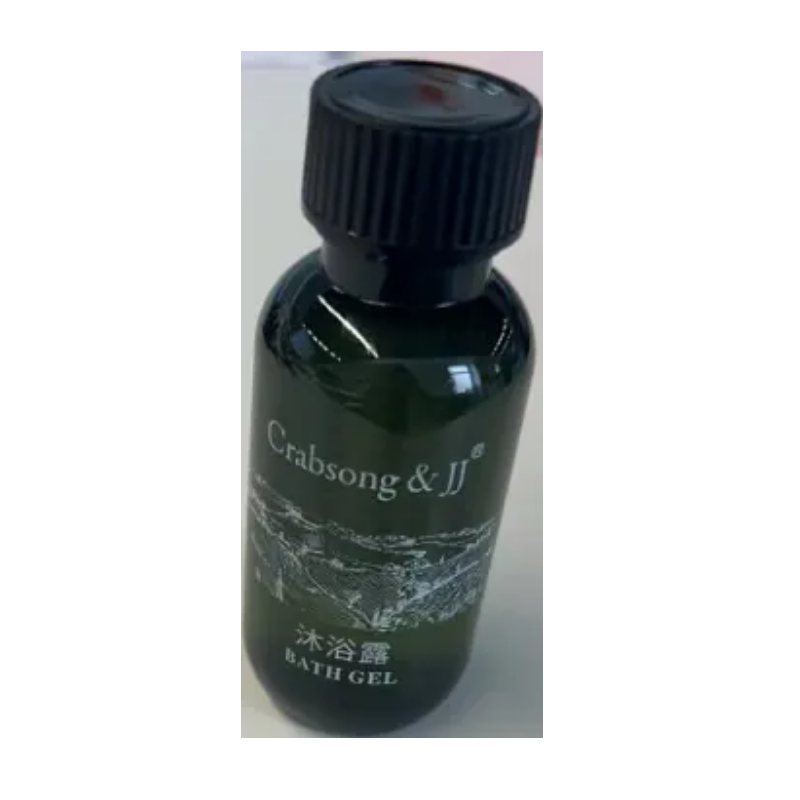 瑰柏松茶研系列高档酒店宾馆民宿一次性洗漱沐浴用品38ml绿茶香型沐浴露 (100瓶)