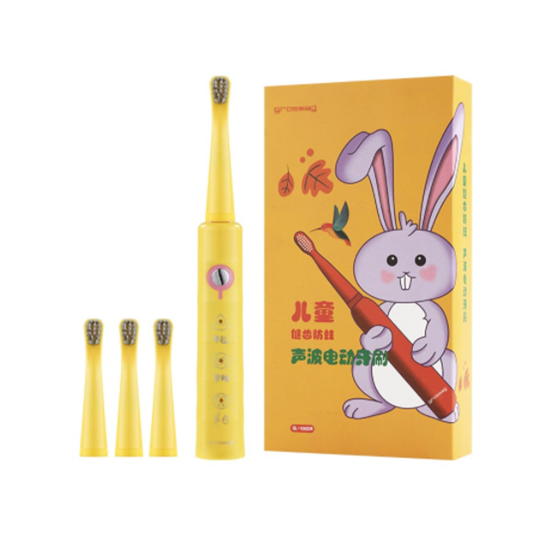 grossag儿童健齿防蛀声波电动牙刷GL-YS02R高清大图