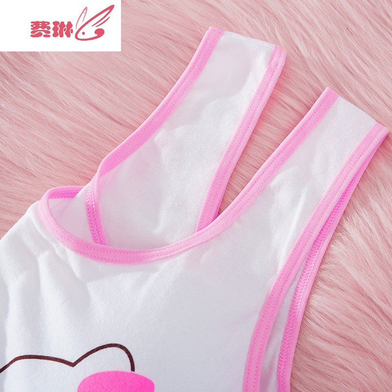 少女文胸儿童女童内衣发育期小背心女小学生初中学生可爱日系 费琳