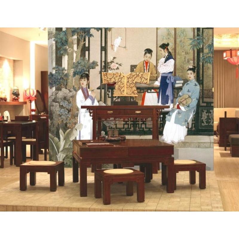 无缝大型壁画 壁纸/墙纸电视沙墙国画 仕女 古代 女子红楼梦壹德壹